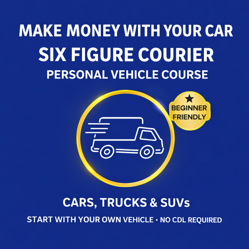 Personal Vehicle Courier Course & Network Routes